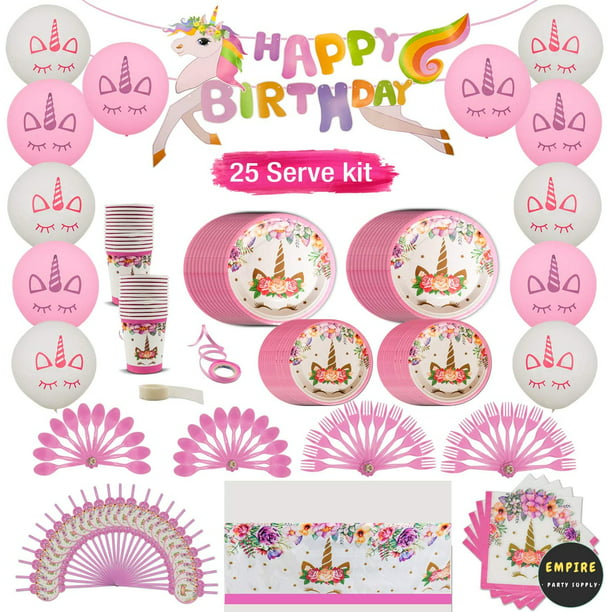 Happy Birthday Princess Small Napkins Paper Birthday Party Supplies 25 Ct